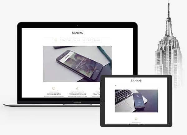 Agency WordPress theme: the Agency demo home page