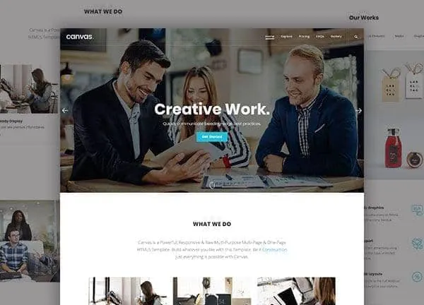 Business demo home page