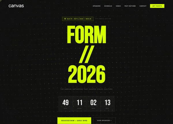 FORM 2026 demo home page