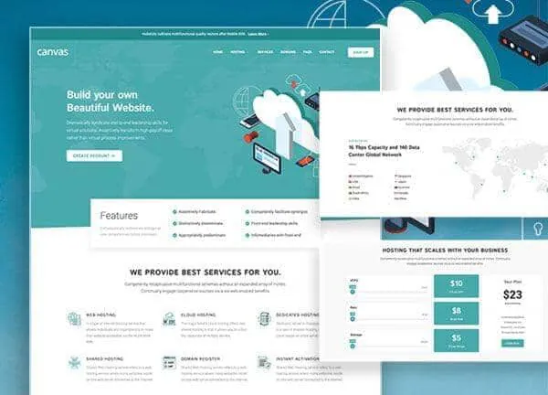 Hosting demo home page