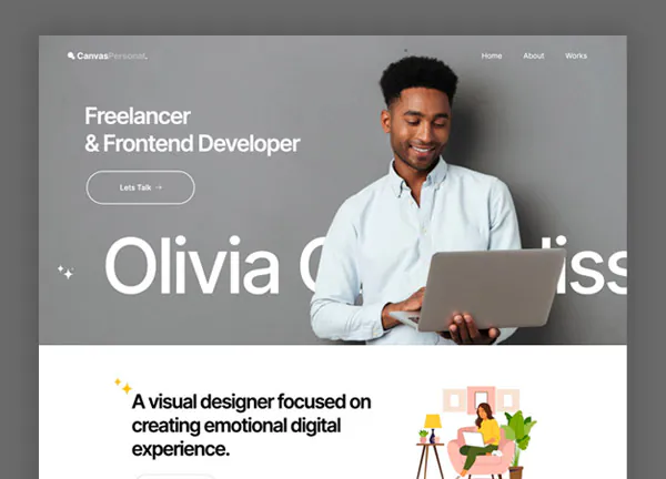 Olivia Chambliss demo home page